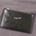 【預售】【雙11新品】Sup 25SS Leather Zip Card Holder 牛皮拉鍊卡夾卡套卡包