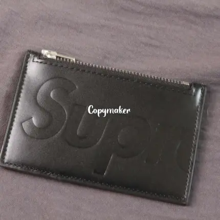 【預售】【雙11新品】Sup 25SS Leather Zip Card Holder 牛皮拉鍊卡夾卡套卡包