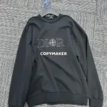 D1OR x STONE ISLAND 24SS 聯名羅盤刺繡字母 大學T圓領衛衣長袖 石頭島