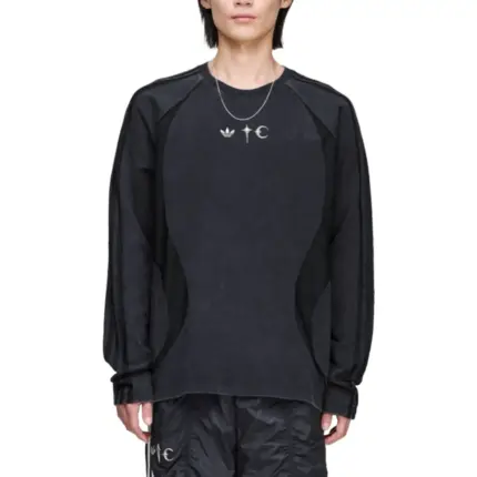 【現貨】THUG CLUB x AD originals 25FW 聯名 鍍銀炒雪花水洗 長袖T恤衛衣