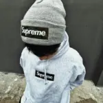 SUP 23FW Boxlogo Hoodie 經典bogo 灰色迷彩 帽T帽踢連帽衛衣 nigo同款