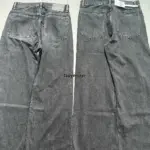 【現貨】Acne Studios 24SS 經典直筒微喇叭版型 水洗黑色 2021M 直筒牛仔褲長褲工裝褲