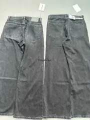 【現貨】Acne Studios 24SS 經典直筒微喇叭版型 水洗黑色 2021M 直筒牛仔褲長褲工裝褲