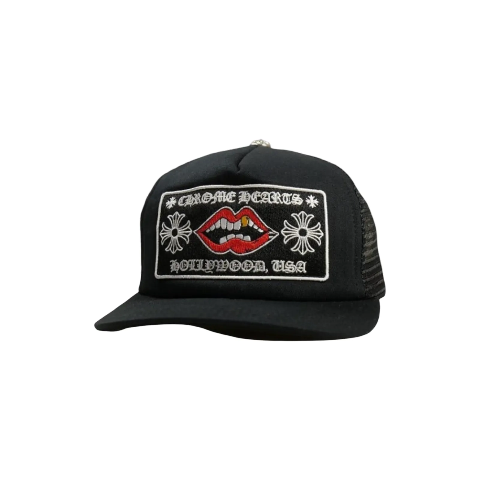 【618新品】Chrome Hearts 26SS 梵文字母紅唇刺繡 CH 克羅心 卡車帽鴨舌帽棒球帽 二色