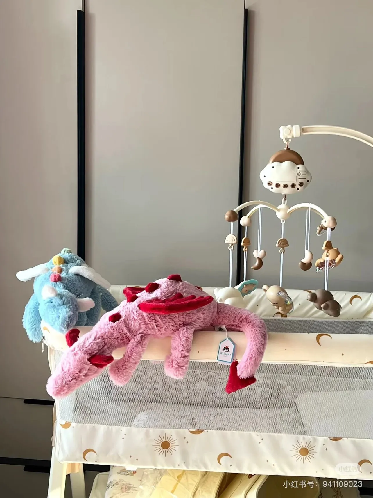 【預售】【過驗】Jellycat Sky Dragon 神話動物系列 緋心龍 安撫玩偶娃娃生日禮物 50cm