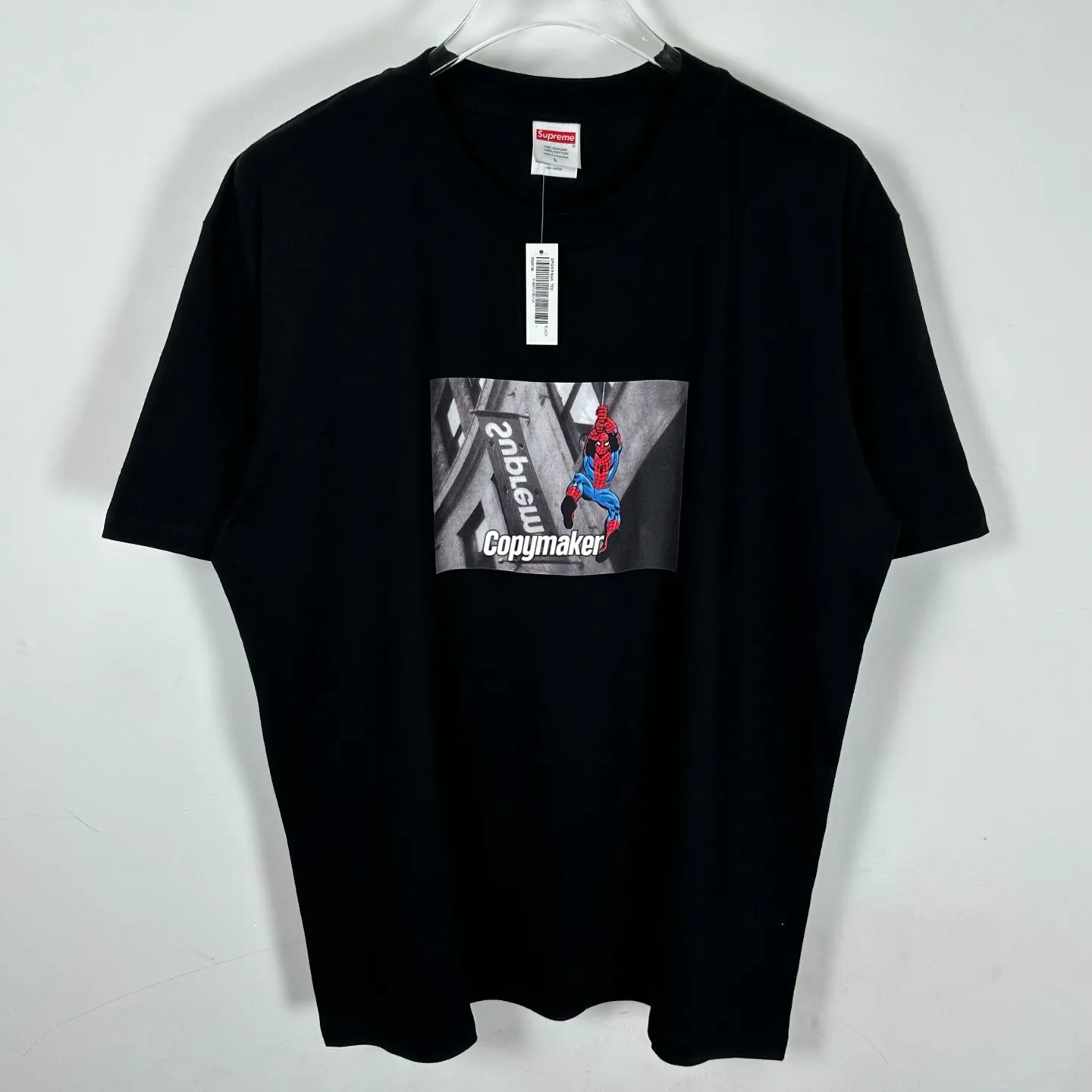 【預售】Sup SS26 WEEK1 Spider-Man Tee 蜘蛛人人物圖像短袖T恤 黑/白