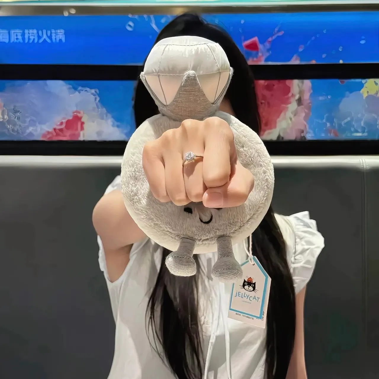 【預售】【過驗】Jellycat 趣味物品系列 鑽戒戒指 陪伴玩偶安撫玩偶娃娃生日禮物 20cm
