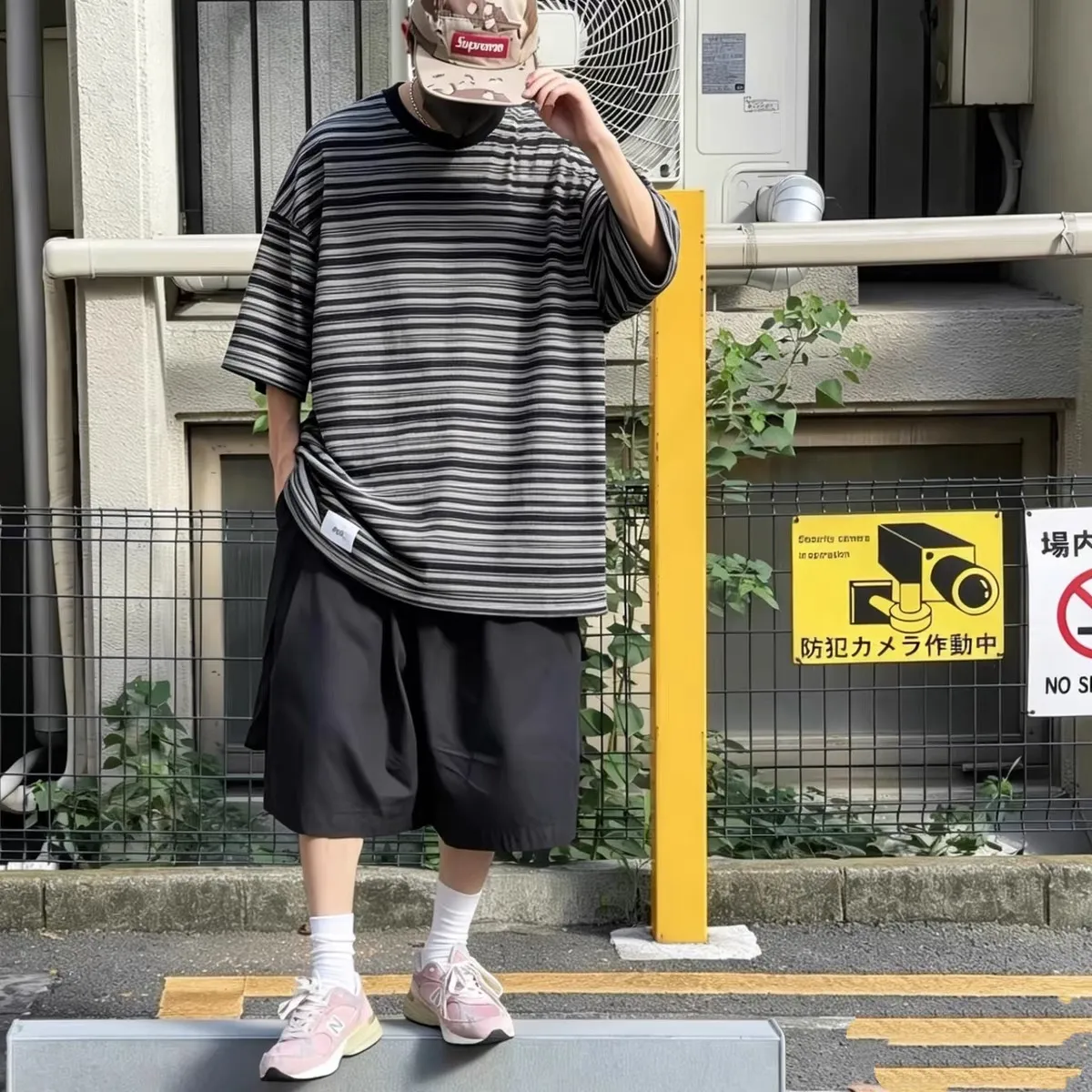 【618新品】WTAPS SS26 BDY 01 拼色條紋 後背小刺繡logo 重磅簡約短袖T恤 二色