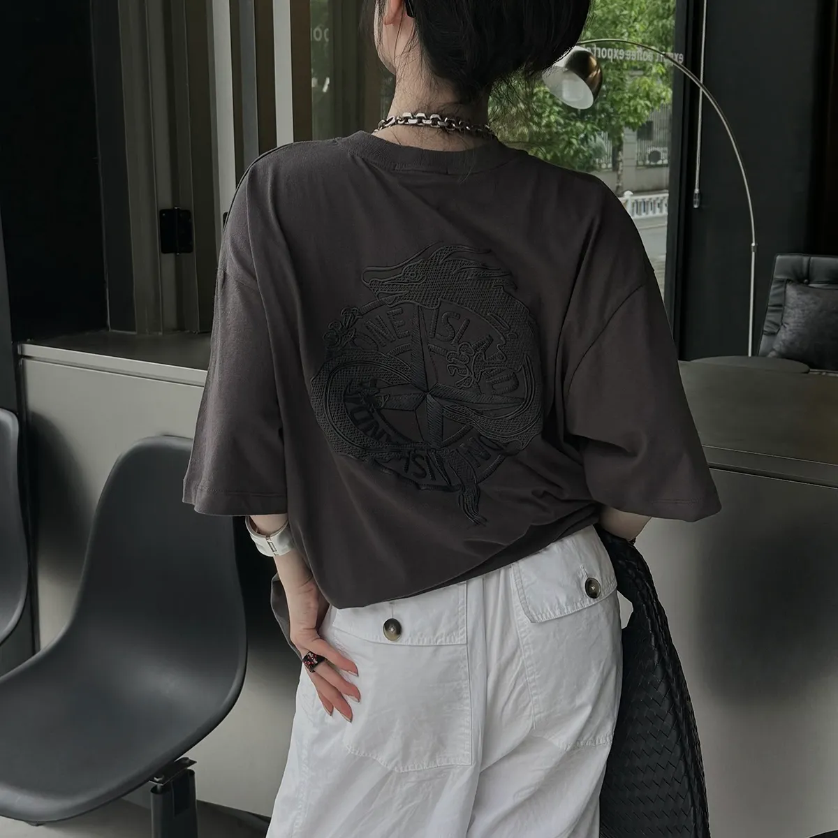 【現貨】STONE ISLAND 24SS 石頭島 龍年系列限定款 神龍發泡印花 短袖T恤