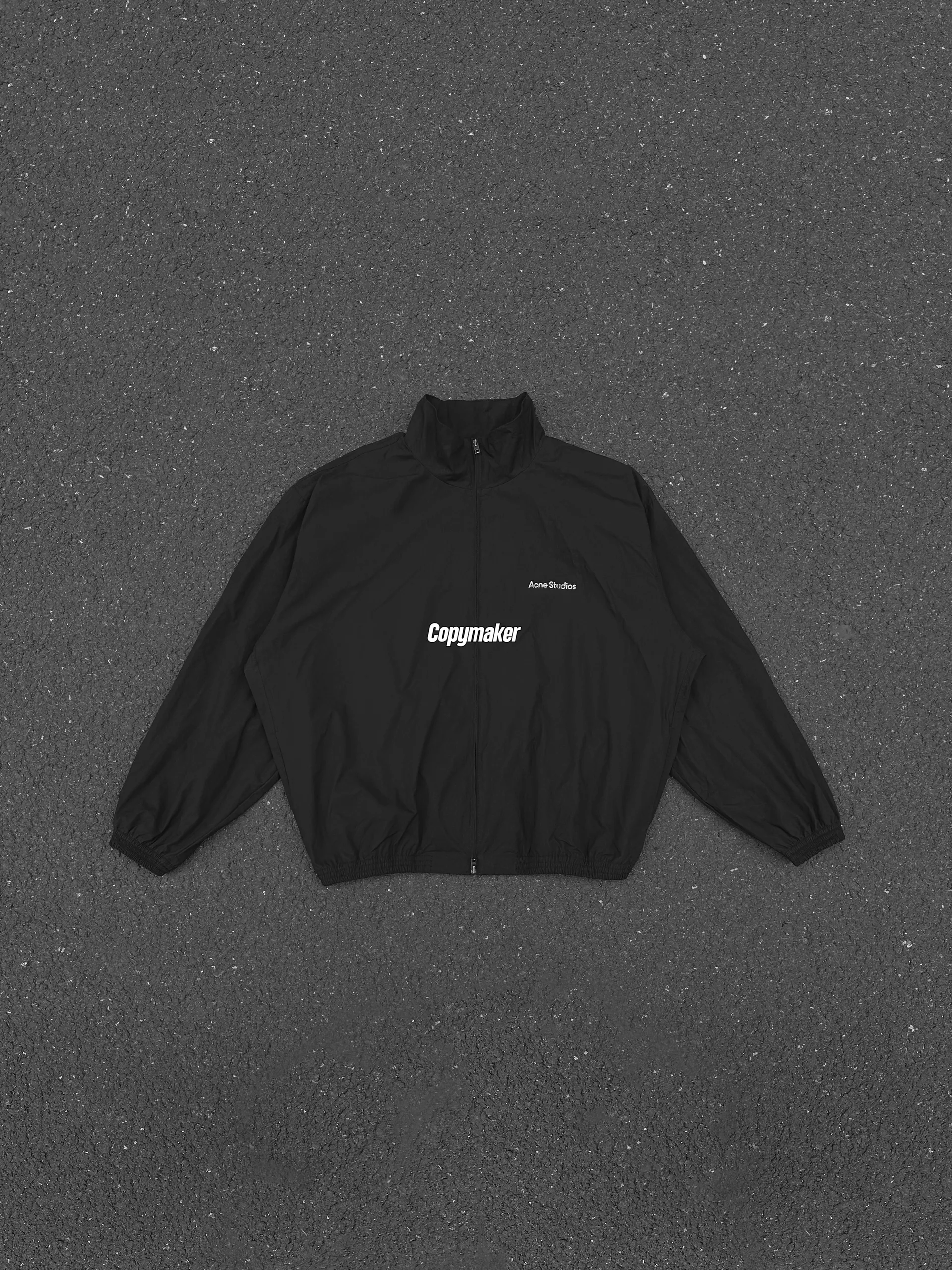 【現貨】Acne Studios 26SS Logo Zipper Jacket 小標logo做舊復古外套夾克風衣衝鋒衣