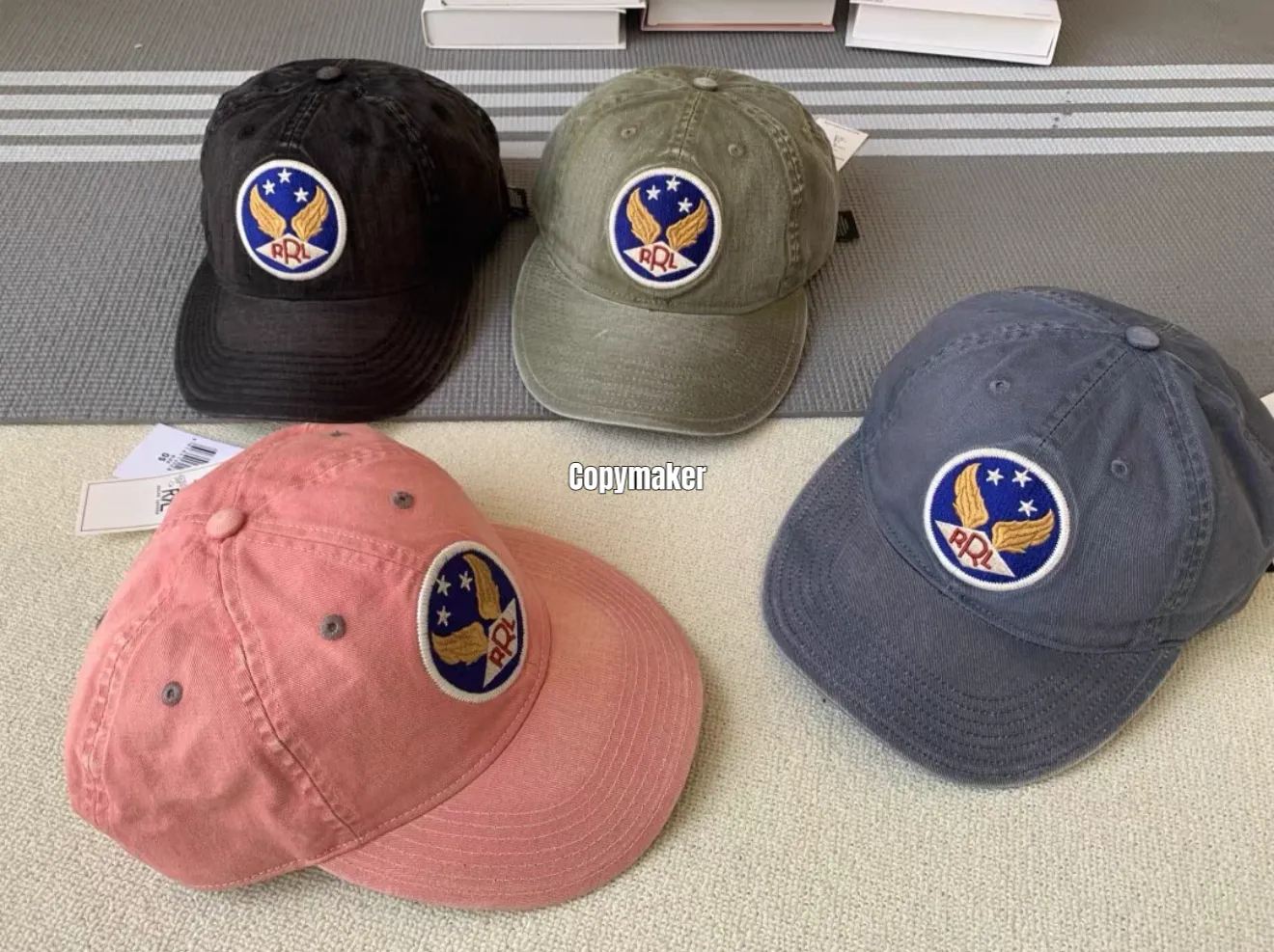 【預售】Ra1ph Lauren Polo 翅膀徽章刺繡 老帽鴨舌帽帽子棒球帽 四色
