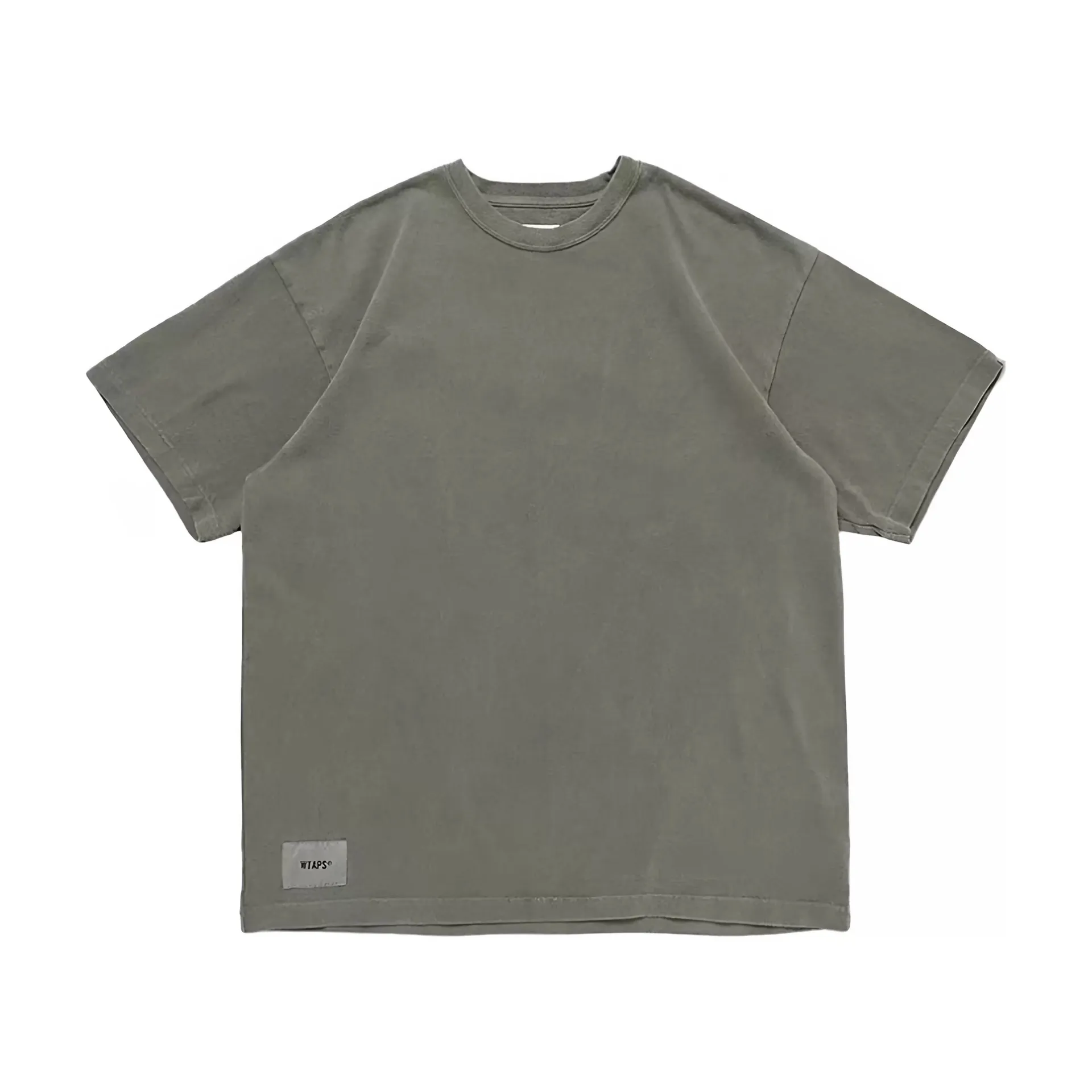 【預售】WTAPS FW25 SIGN-OD LS 重磅水洗後背刺繡字母 簡約素色短袖T恤 二色