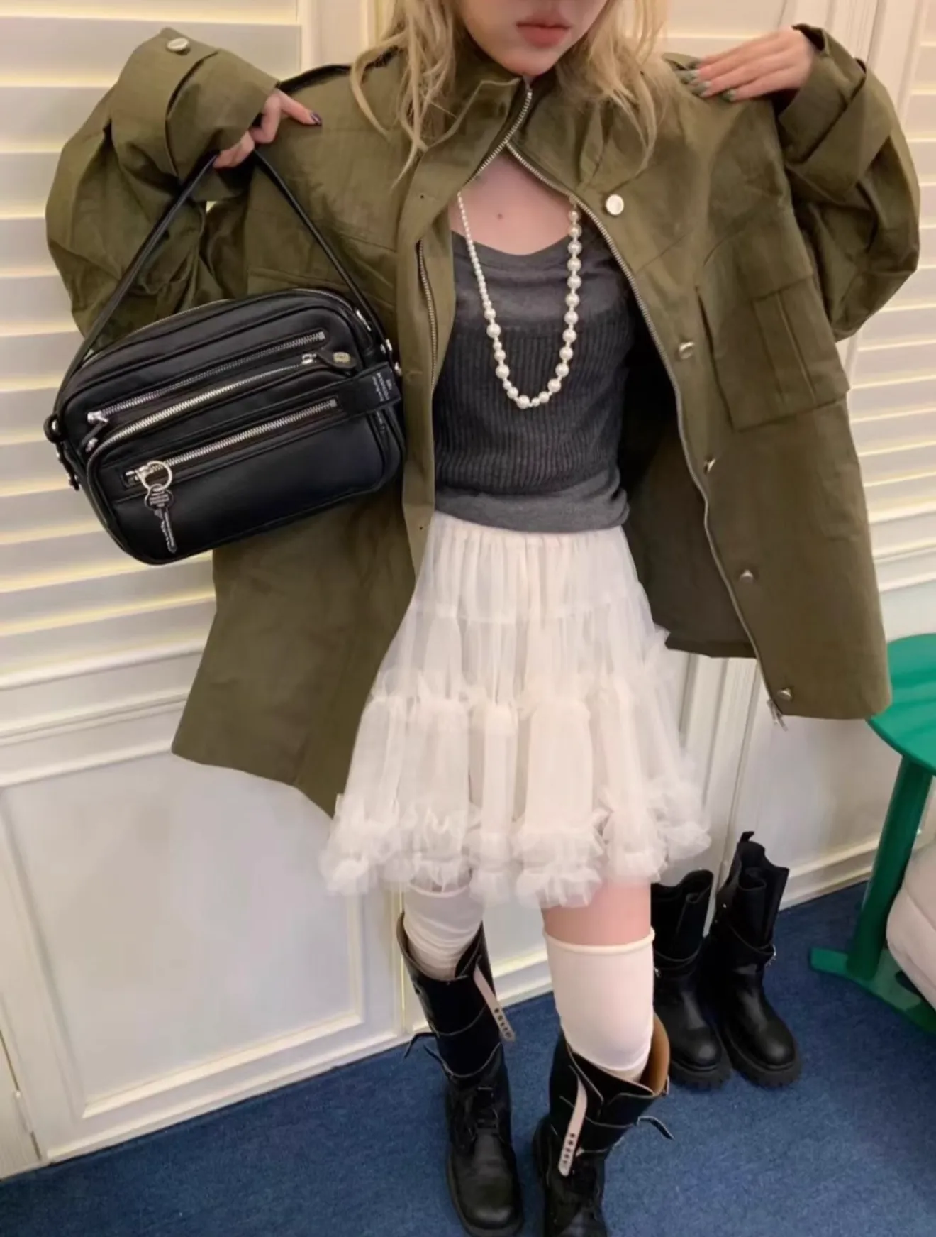 【預售】Acne Studios Camero Kit 小牛皮 相機包單肩包側背包手提包斜挎包 黑色/巧克棕
