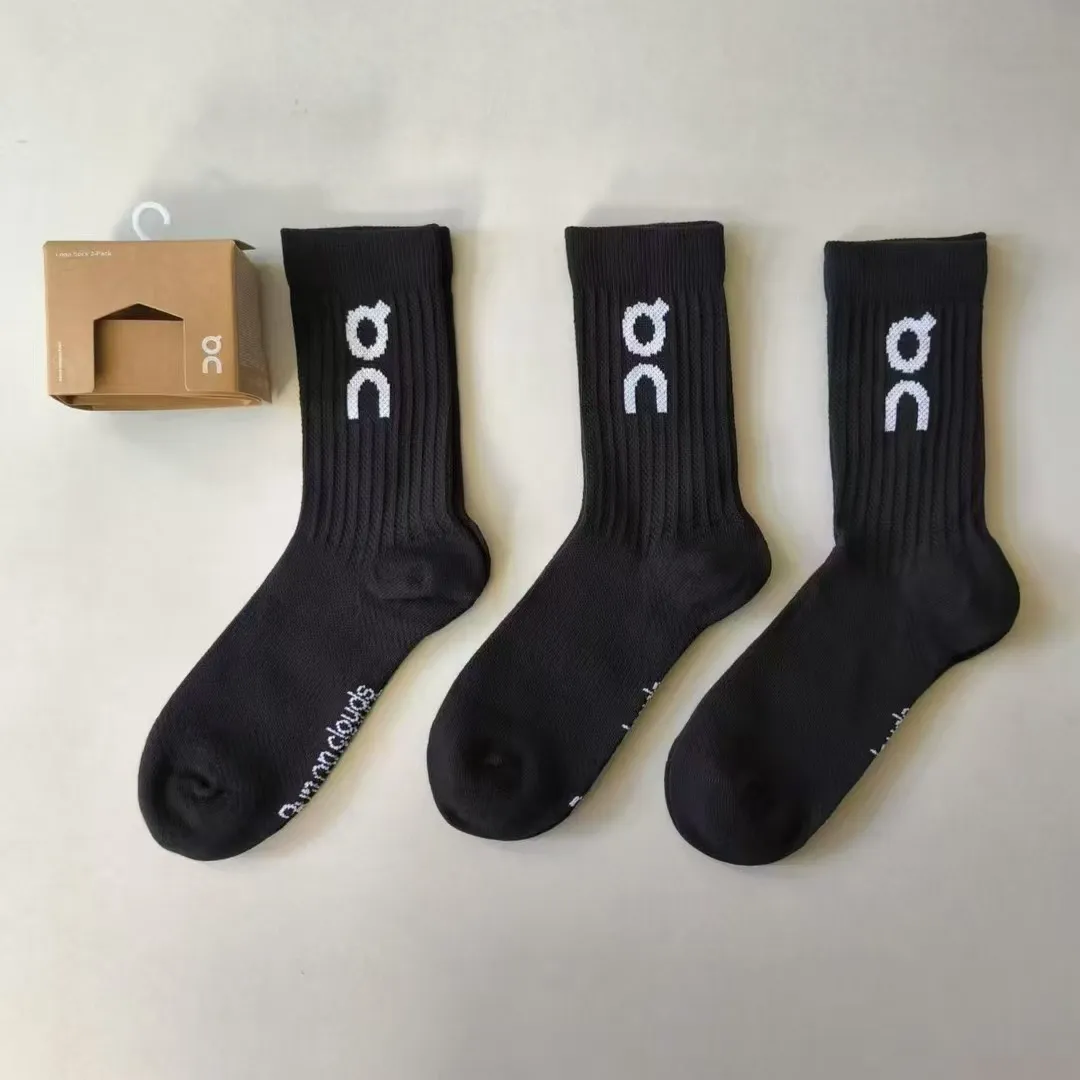 【預售】【一組三雙】On昂跑 Logo socks 簡約素色 短襪踝襪小腿襪棉襪襪子 三色