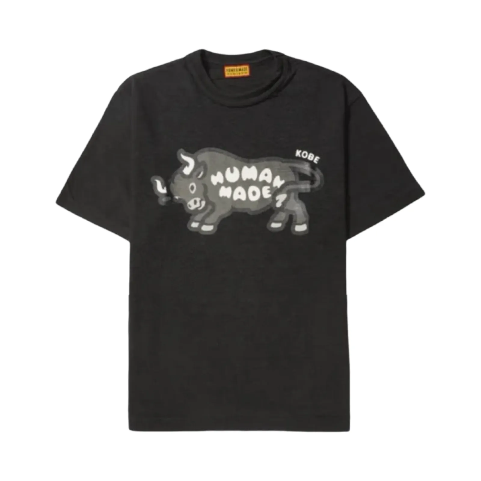 【預售】Human Made 26SS 日本神戶開業限定 公牛動物j印花 竹節棉 短袖T恤 黑/白