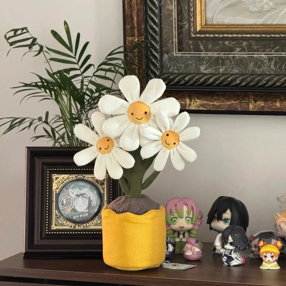 【現貨】【過驗】Jellycat 趣味植物系列 有趣的雛菊盆栽花 陪伴玩偶安撫玩偶娃娃生日禮物 34cm