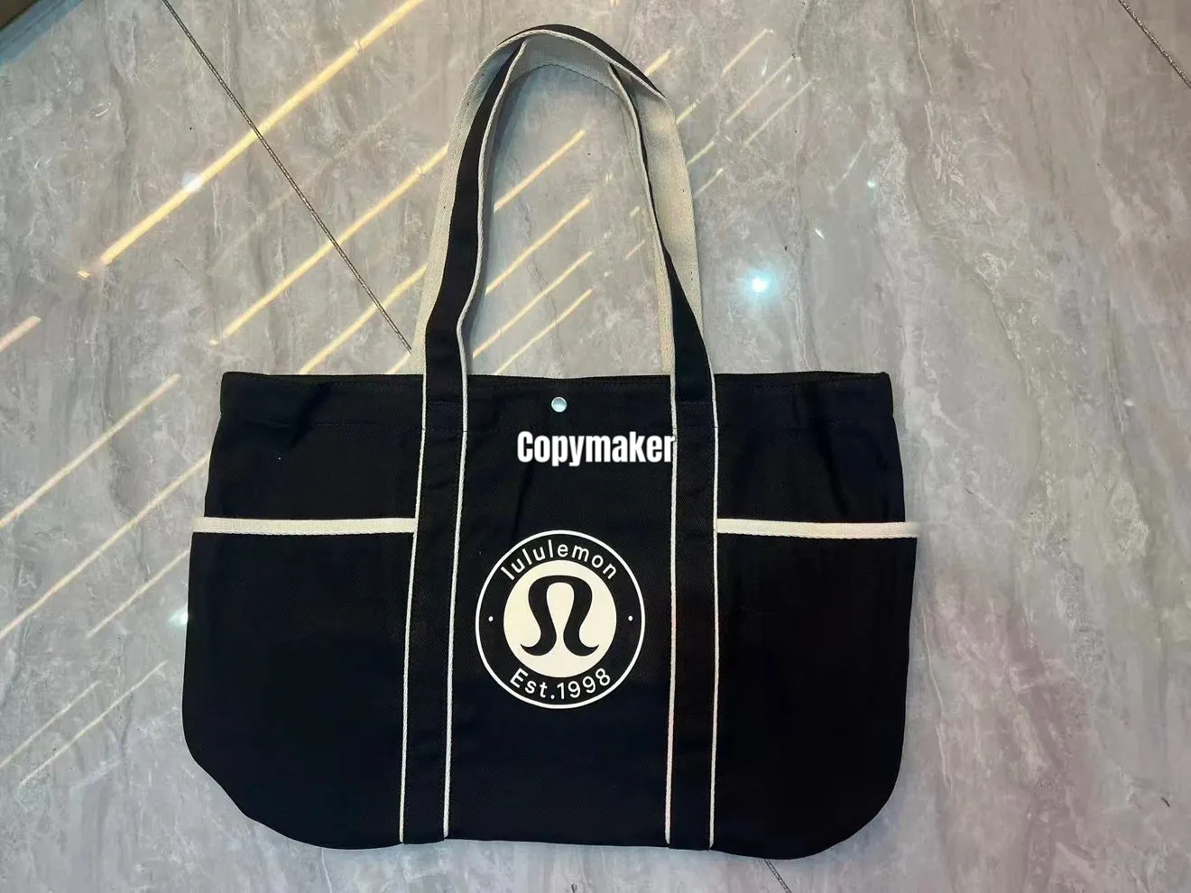 【現貨】lululemon 26SS Daily 20L 帆布托特包單肩包側背包尼龍包 黑色