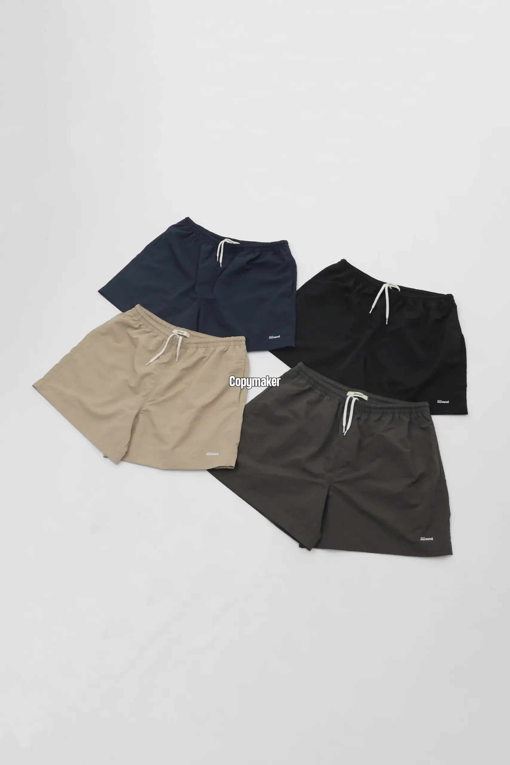 【預售】JJJJound 26SS Camper Short 素色簡約刺繡logo 尼龍透氣短褲五分褲休閒短褲 四色