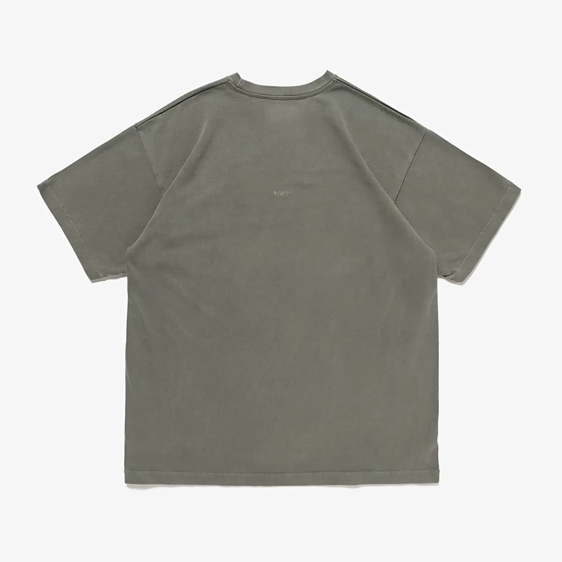 【預售】WTAPS FW25 SIGN-OD LS 重磅水洗後背刺繡字母 簡約素色短袖T恤 二色