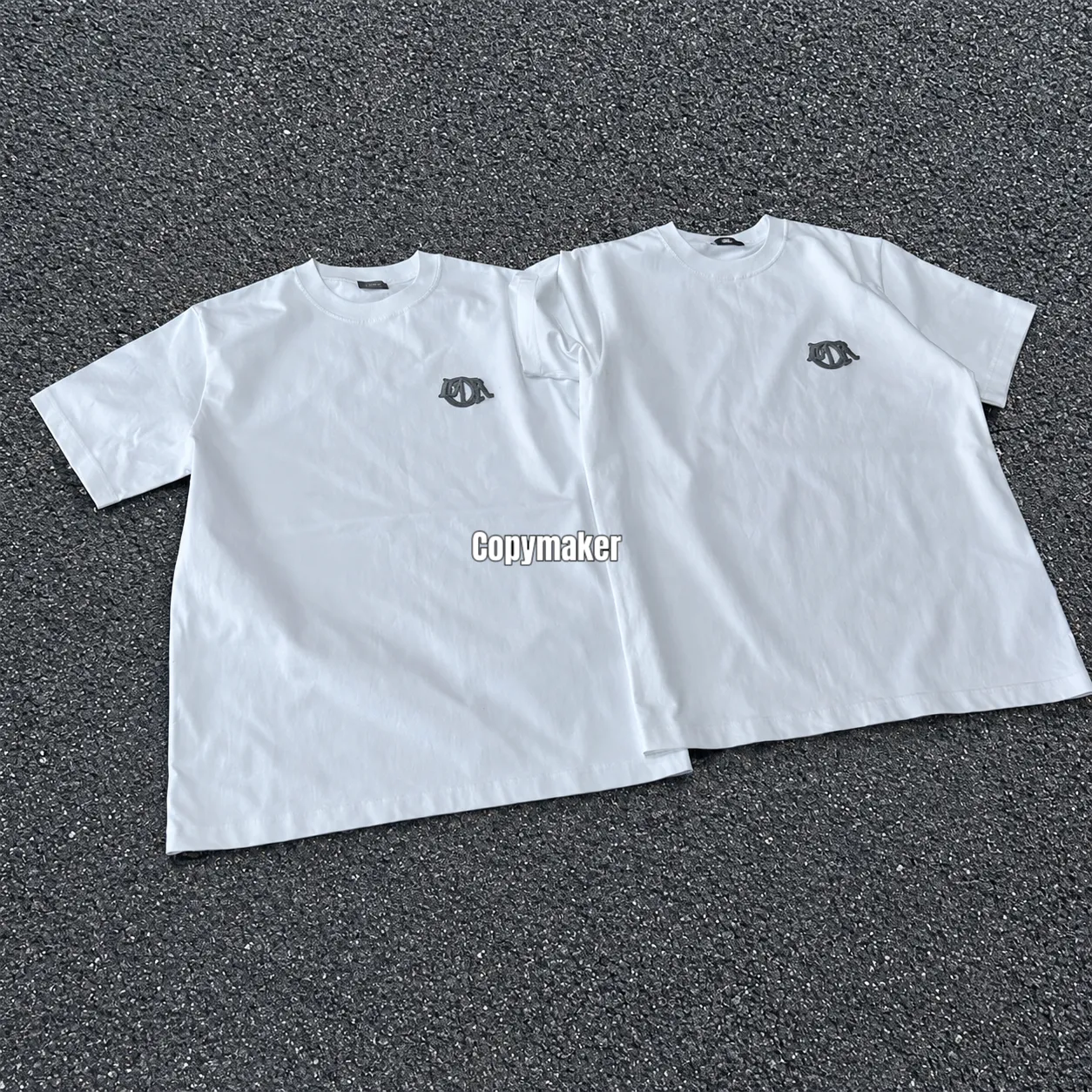 【預售】【特價】D1OR 25SS 胸前logo刺繡 簡約素色 短袖T恤 藍色/白色