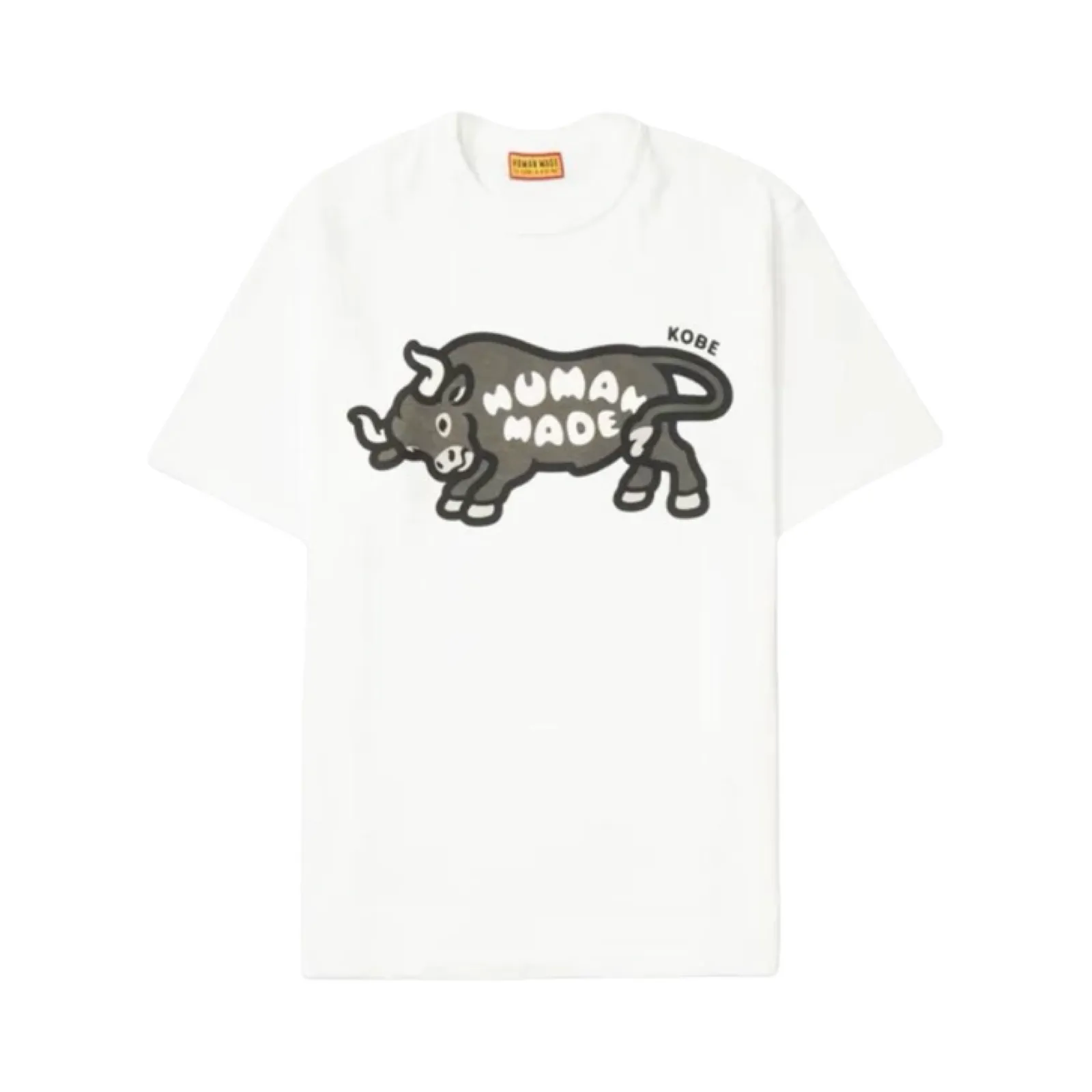 【預售】Human Made 26SS 日本神戶開業限定 公牛動物j印花 竹節棉 短袖T恤 黑/白