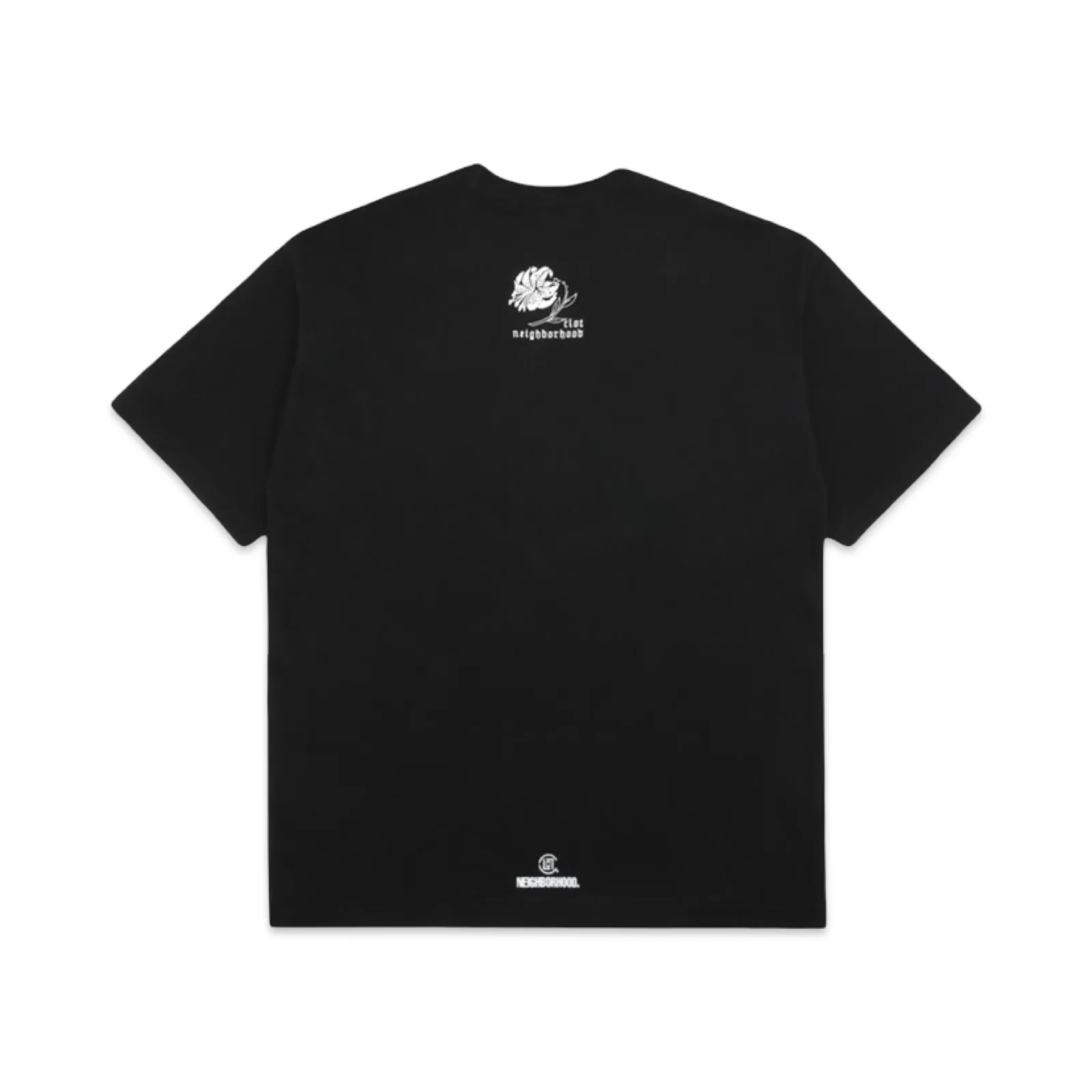 【預售】【過驗】NEIGHBORHOOD x CLOT 25FW 聯名骷髏字母印花 短袖T恤 NBHD 黑色