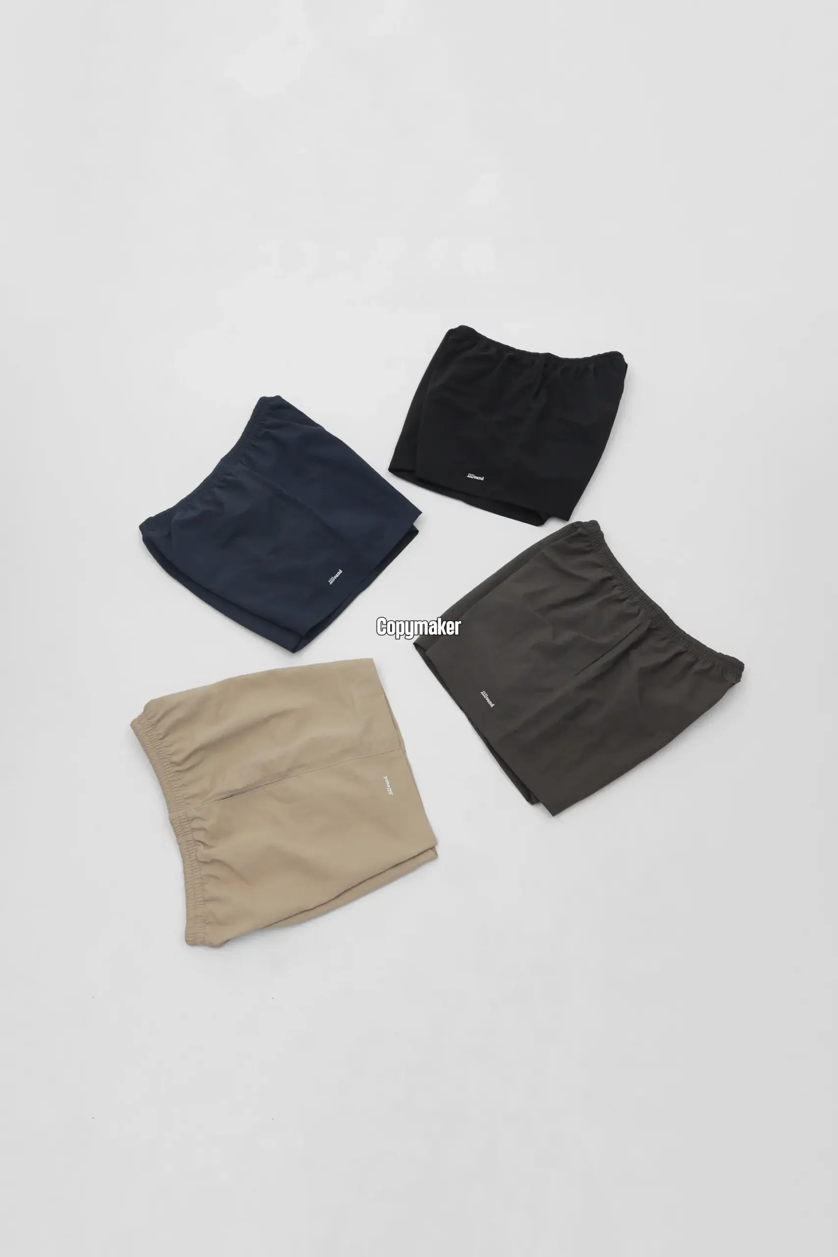 【預售】JJJJound 26SS Camper Short 素色簡約刺繡logo 尼龍透氣短褲五分褲休閒短褲 四色