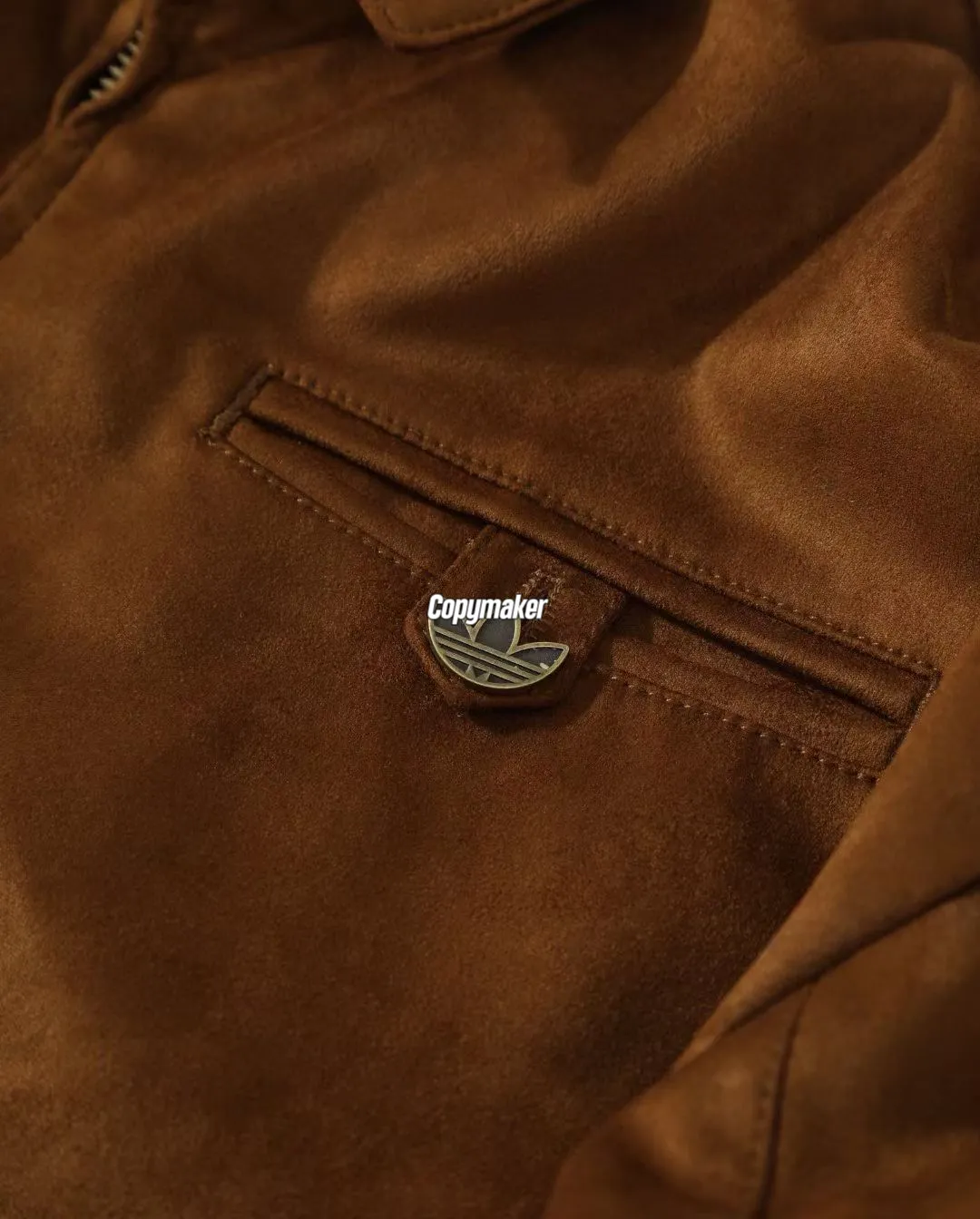 【預售】AD originals 26SS Leather Jacket 復古條紋 麂皮拉鍊夾克外套