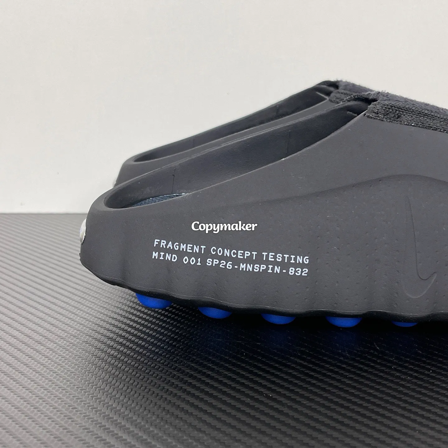【預售】 NK x Fragment Design Mind 001 藤原浩聯名 復古減震 包頭拖鞋懶人鞋休閒鞋運動鞋 黑色