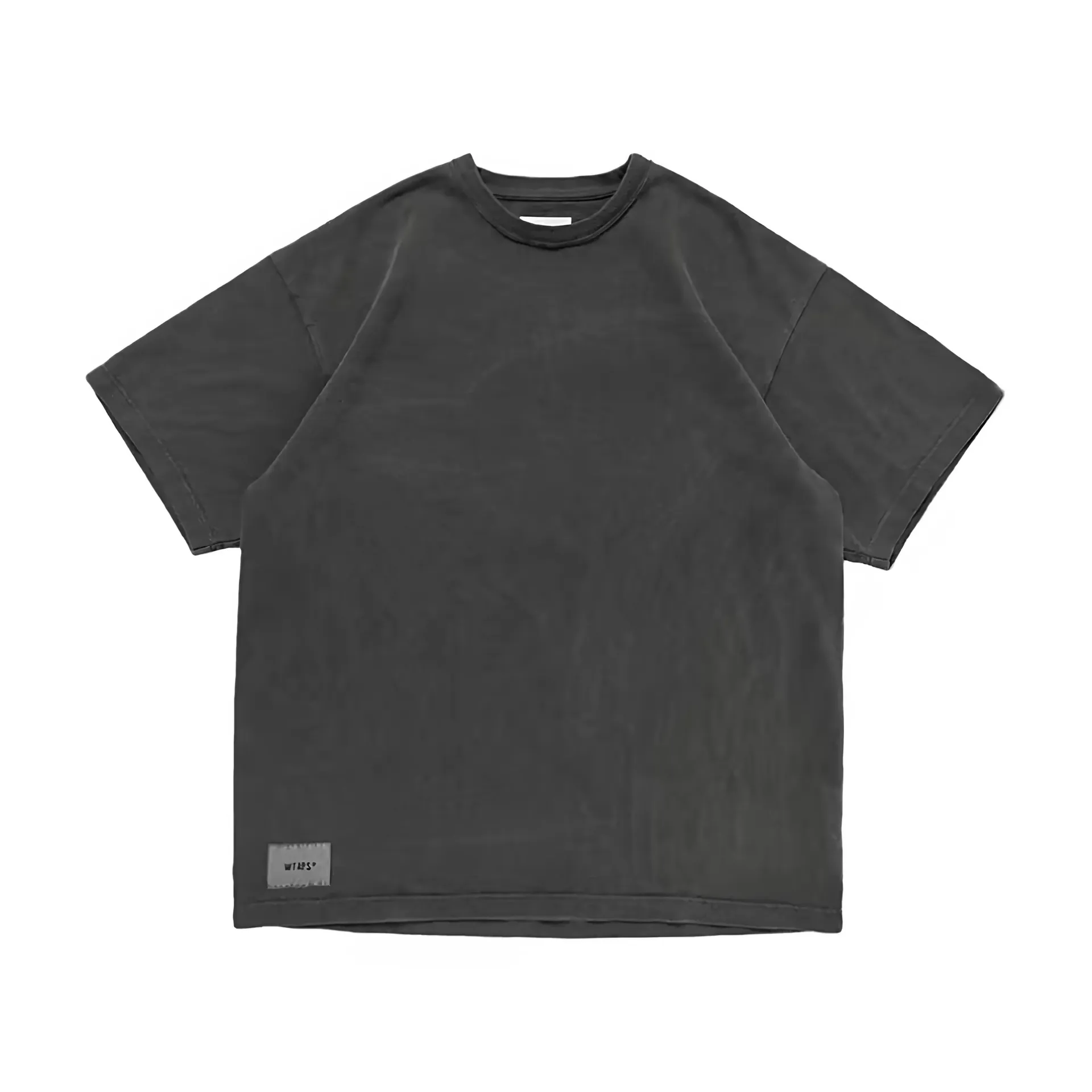 【預售】WTAPS FW25 SIGN-OD LS 重磅水洗後背刺繡字母 簡約素色短袖T恤 二色