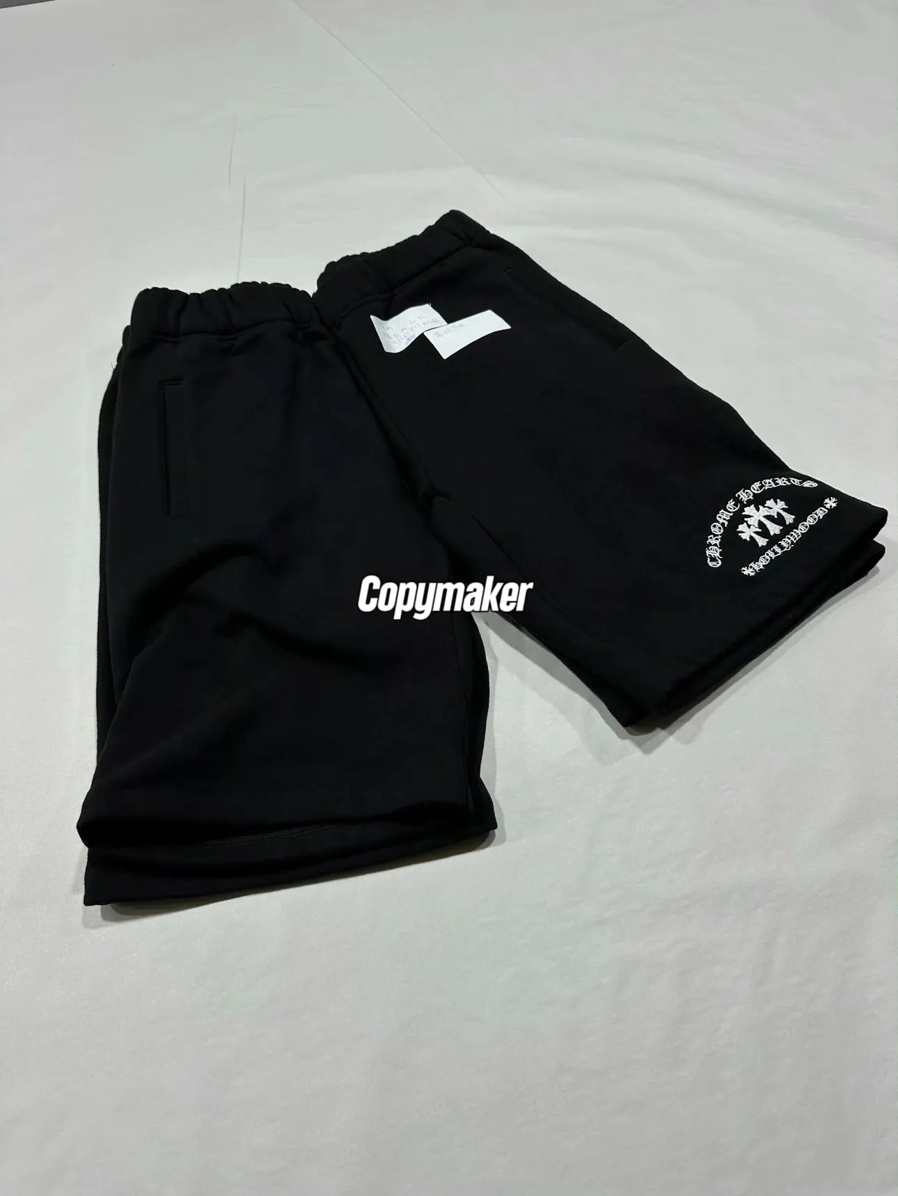 【現貨】Chrome Hearts 24FW 三十字架刺繡字母logo 重磅純棉短褲休閒褲 CH克羅心