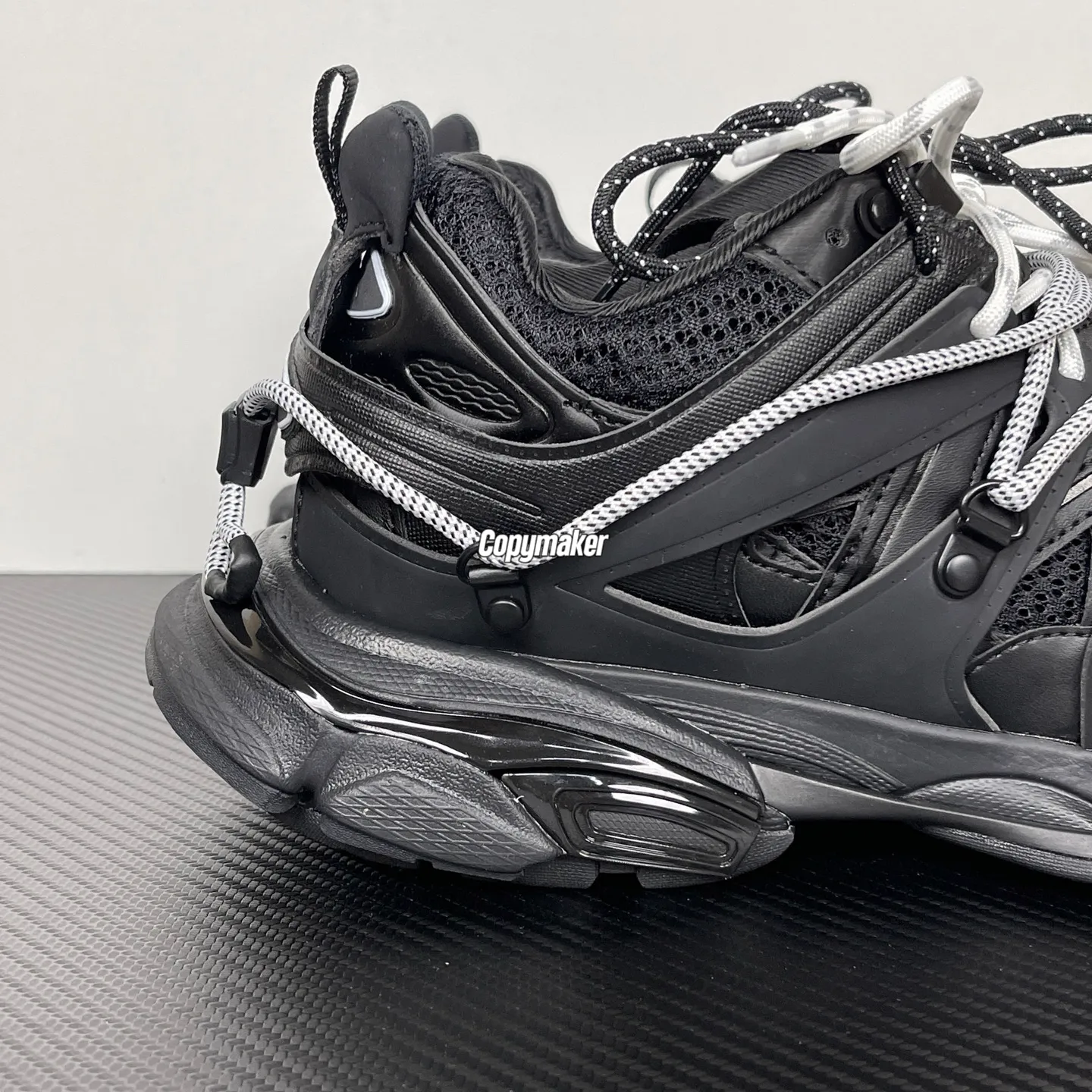 【預售】巴黎 BLC Track 三代 綁帶機能復古老爹鞋休閒鞋 黑色