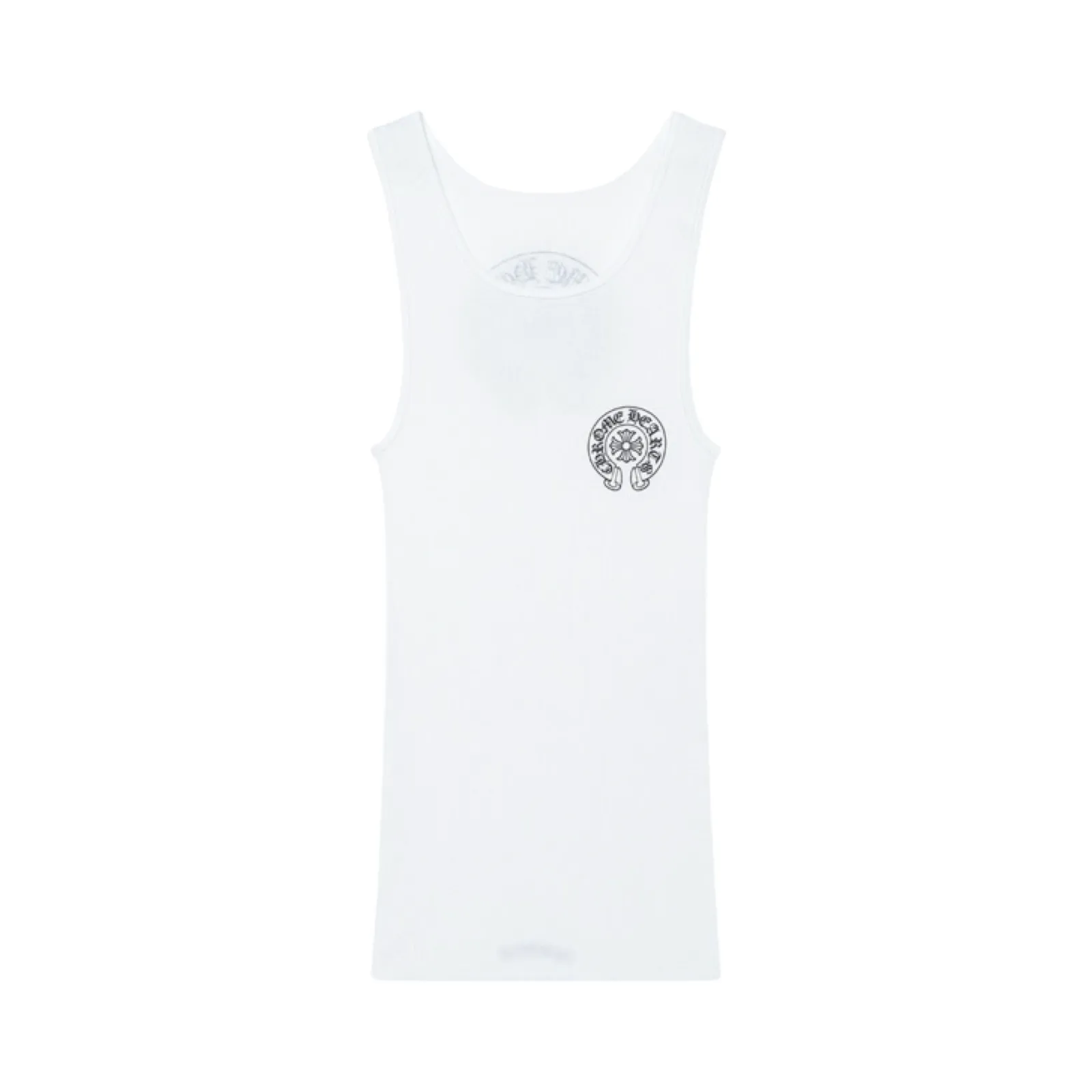 【現貨】Chrome Hearts 25FW 馬蹄梵文字母 純棉無袖背心內搭 CH 克羅心