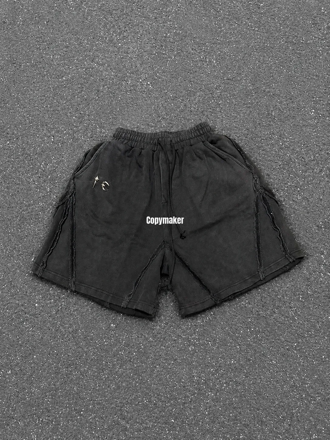 【預售】THUG CLUB 26SS Wrong Side Shorts 水洗重磅短褲棉褲運動褲休閒褲 水洗黑/灰