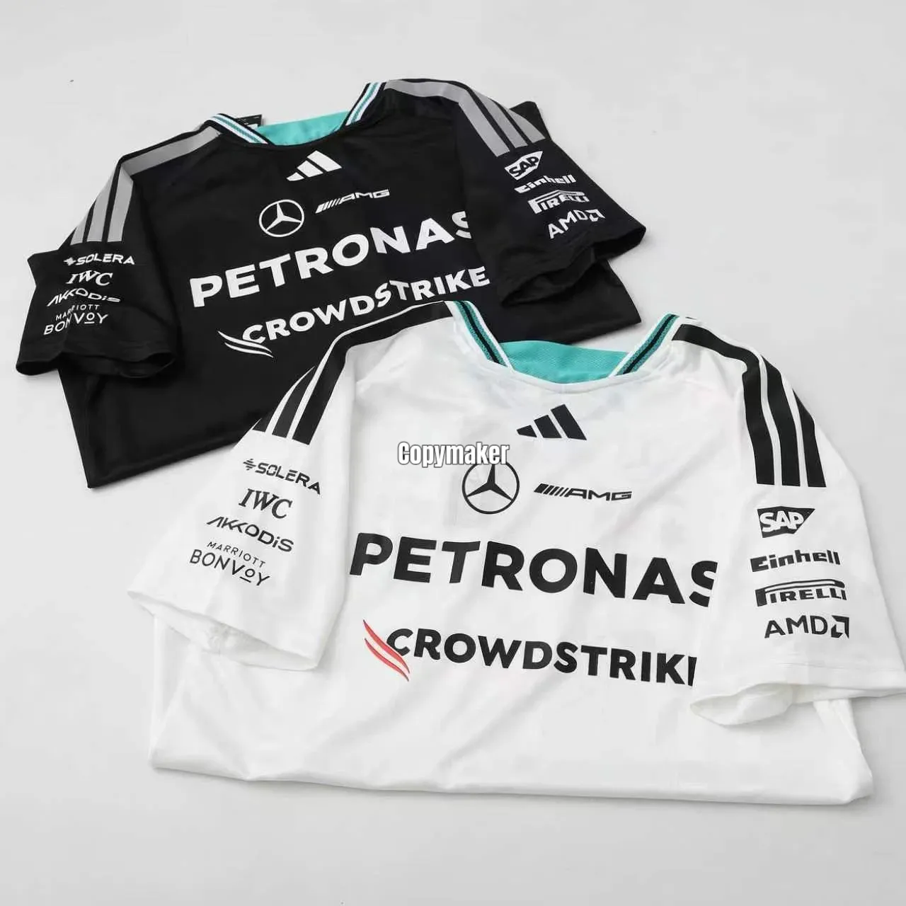 【618新品】AD × MERCEDES-AMG 聯名款 PETRONAS F1 一級方程式車隊 透氣短袖T恤 二色