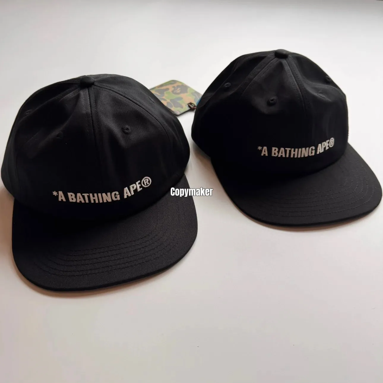 【預售】A bathing ape BAPE 26SS 猿人 鴨舌帽棒球帽老帽帽子 黑色