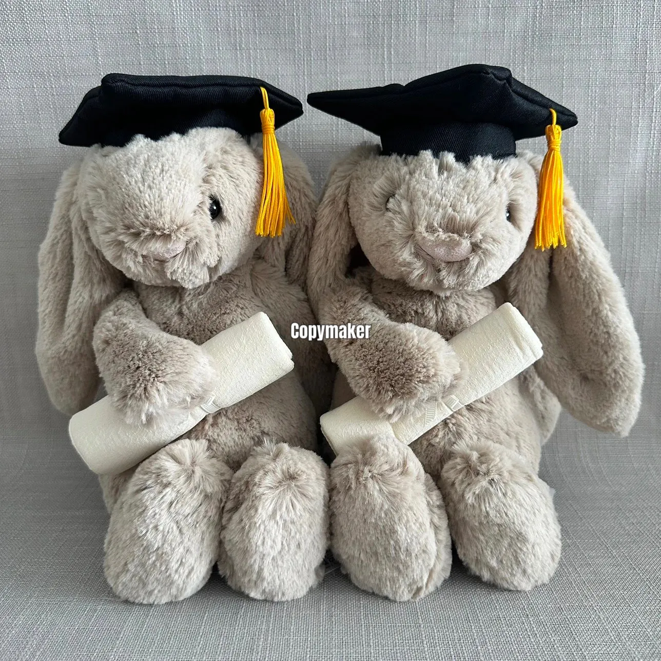 【618新品】【過驗】Jellycat 害羞系列 畢業兔 邦尼兔陪伴玩偶安撫玩偶娃娃 31cm