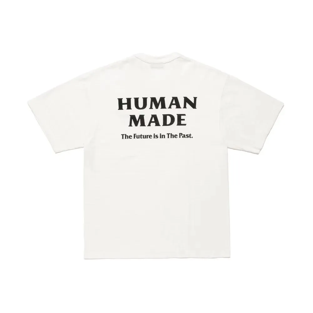 【預售】Human Made x Red Wing 26SS 聯名 胸口小印花後背字母 竹節棉 短袖T恤 黑/白