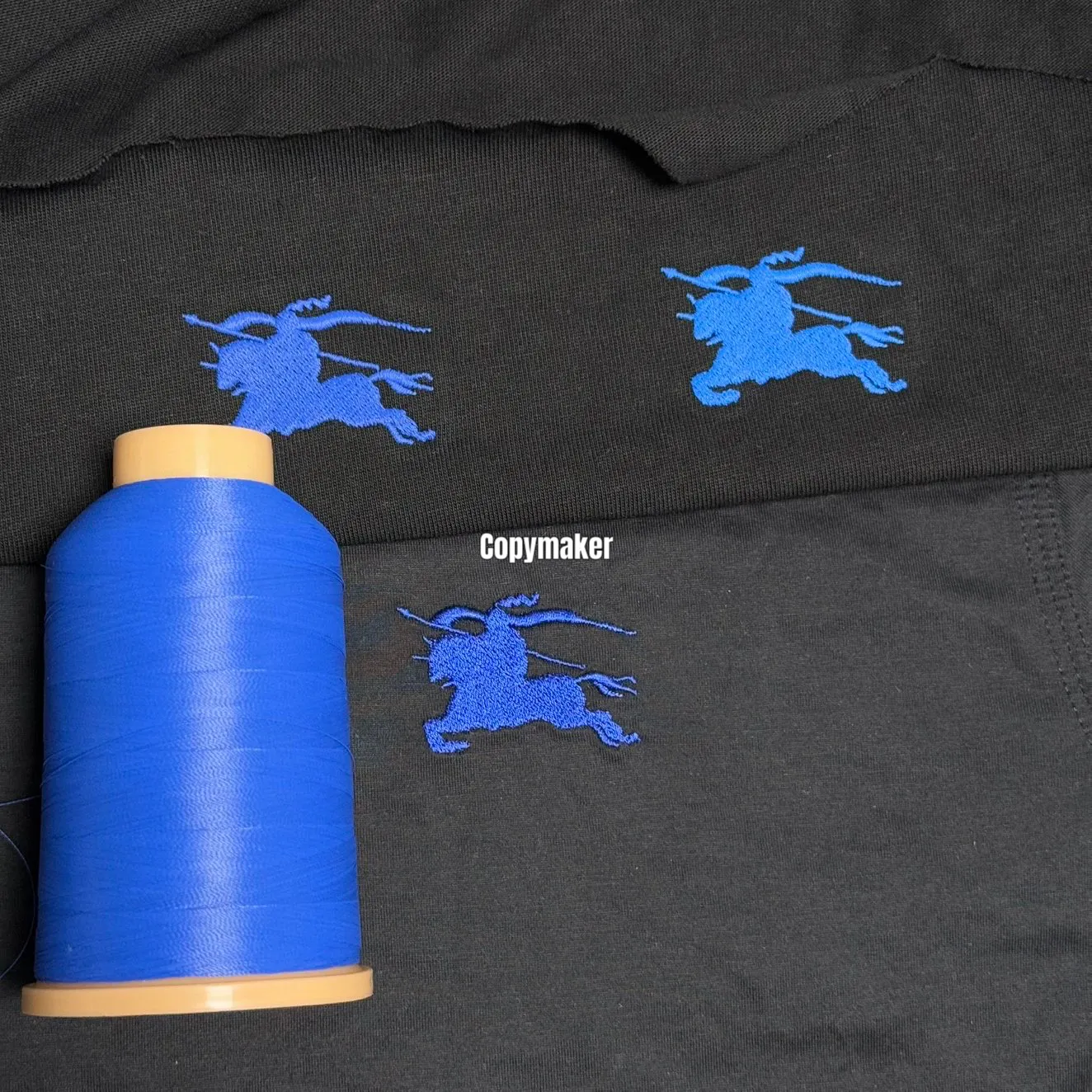 【618新品】【過驗】BR 26SS 戰馬刺繡印花騎士logo 簡約素色 短袖T恤 黑色