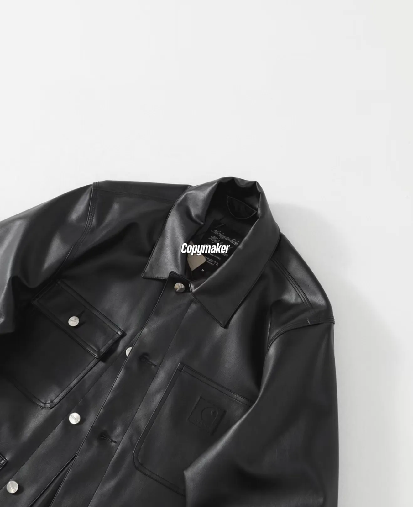 【預售】【特價】Carhartt WIP SS25 Michigan Jacket 人造皮皮革多口袋衝鋒衣夾克外套皮衣