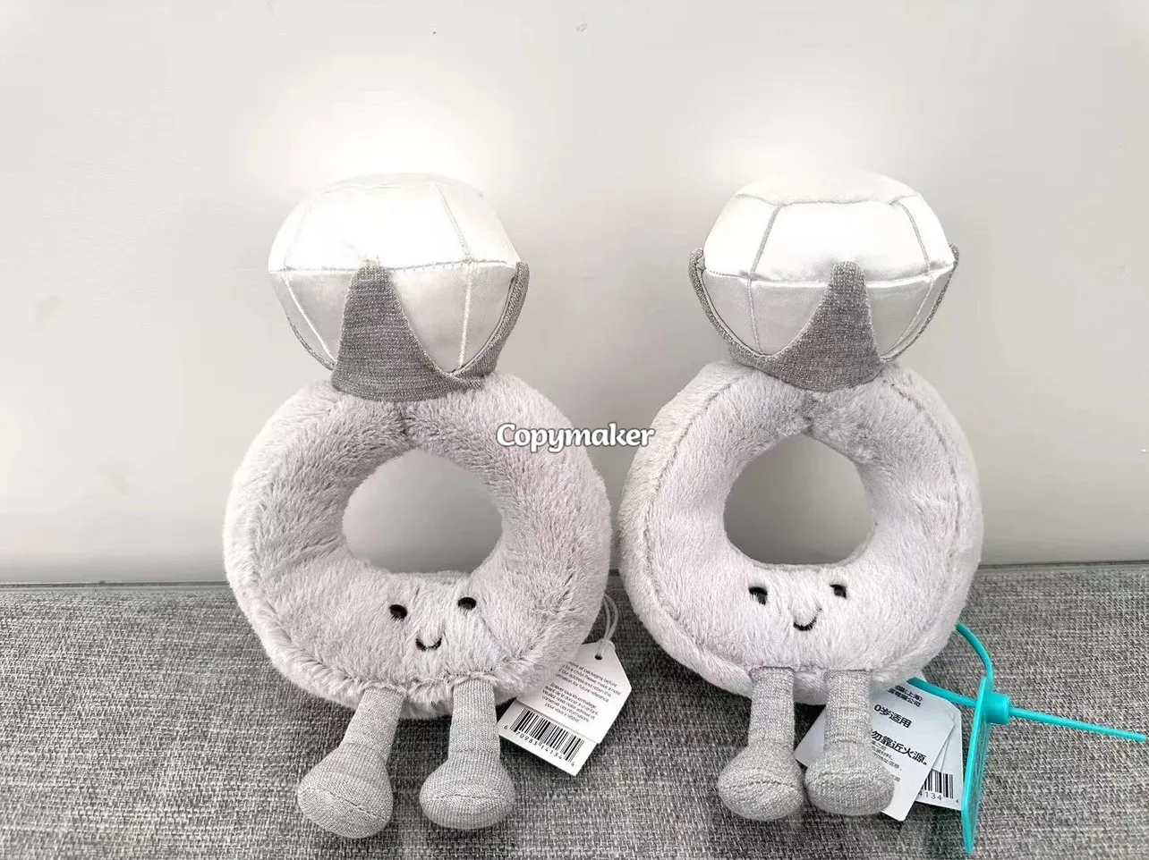 【預售】【過驗】Jellycat 趣味物品系列 鑽戒戒指 陪伴玩偶安撫玩偶娃娃生日禮物 20cm