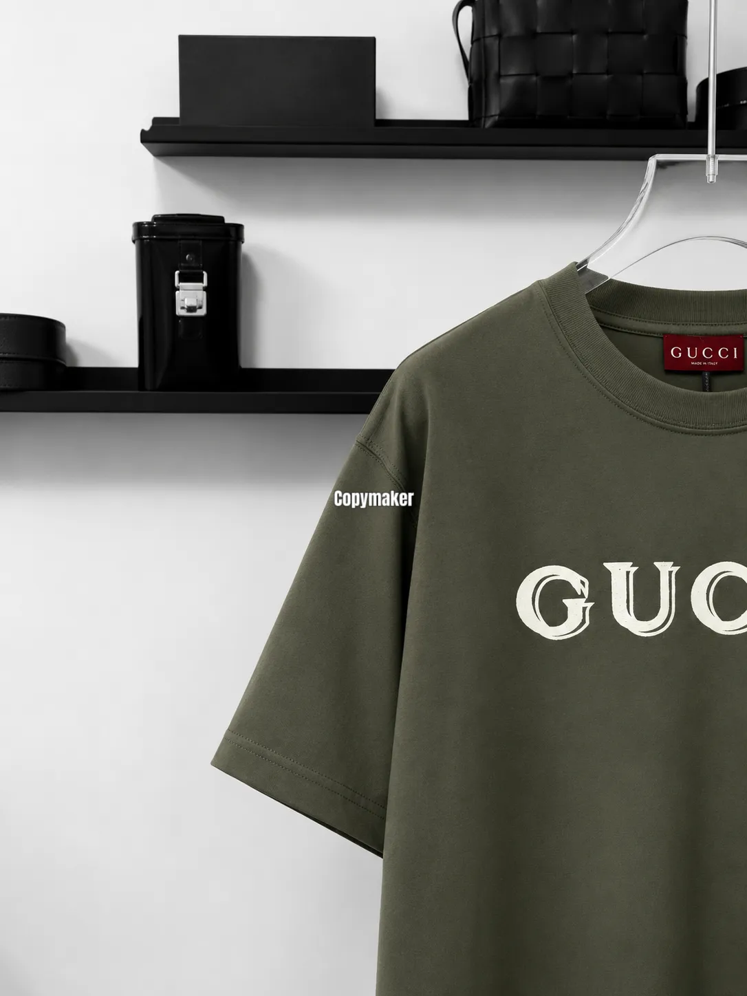 【預售】GUC 26SS 經典字母刺繡 短袖T恤 簡約素色 森林綠