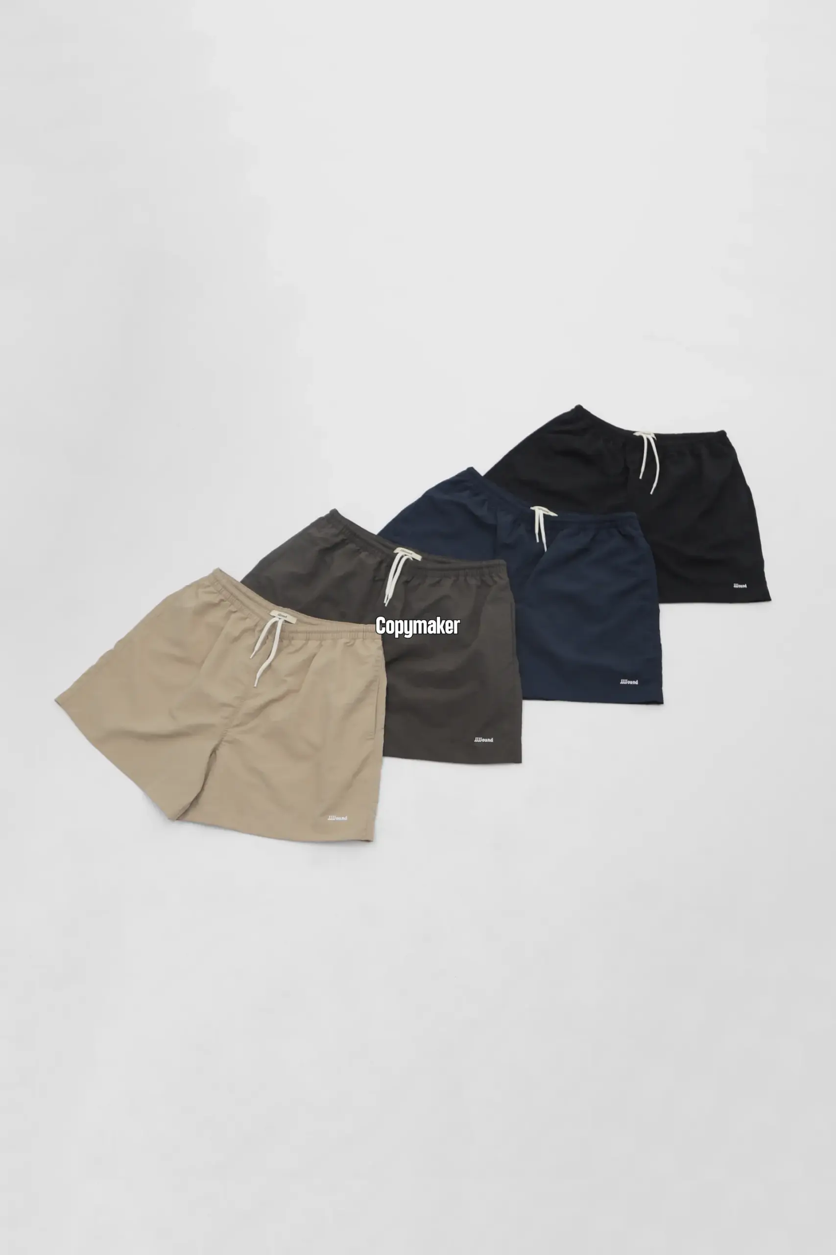 【預售】JJJJound 26SS Camper Short 素色簡約刺繡logo 尼龍透氣短褲五分褲休閒短褲 四色