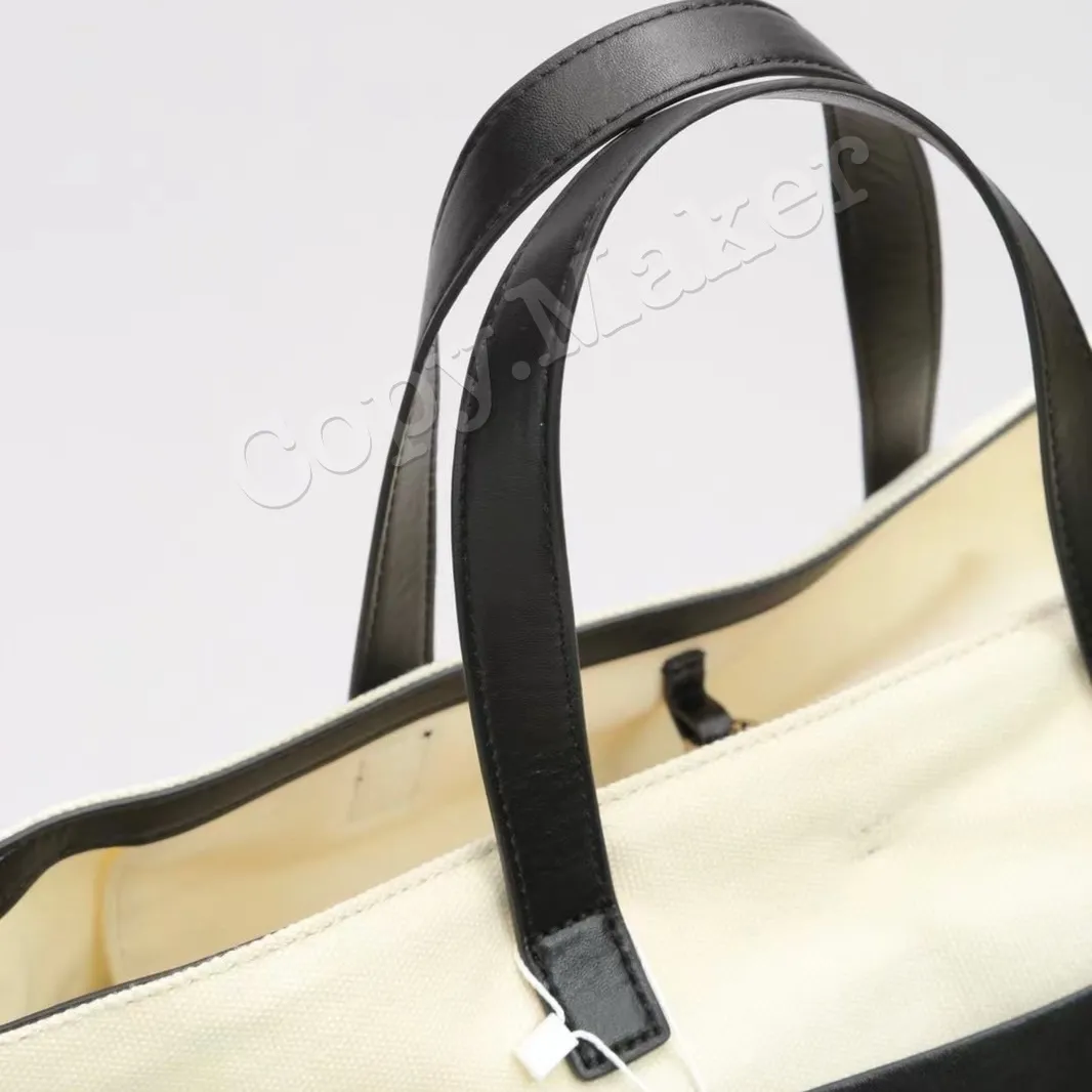 Jil sander 小logo 帆布皮革拼接 托特包 肩背包 側背包 手提袋 JS