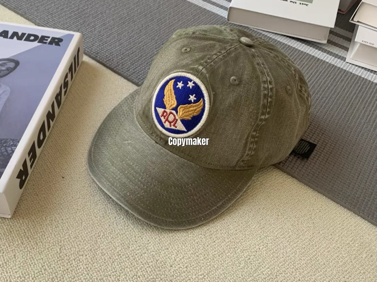 【預售】Ra1ph Lauren Polo 翅膀徽章刺繡 老帽鴨舌帽帽子棒球帽 四色