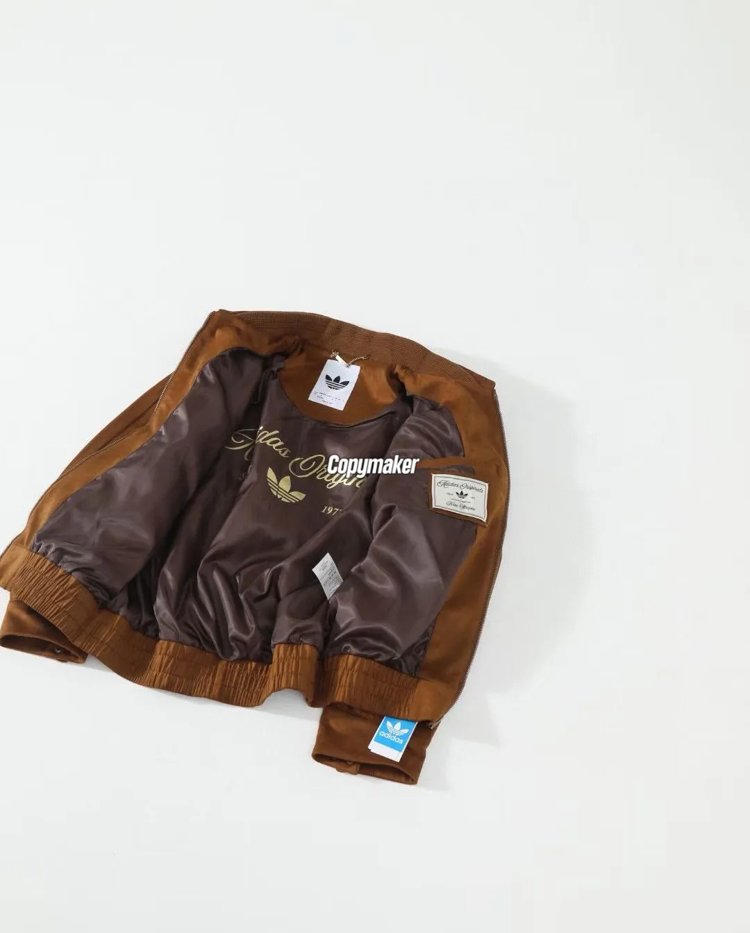 【預售】AD originals 26SS Leather Jacket 復古條紋 麂皮拉鍊夾克外套