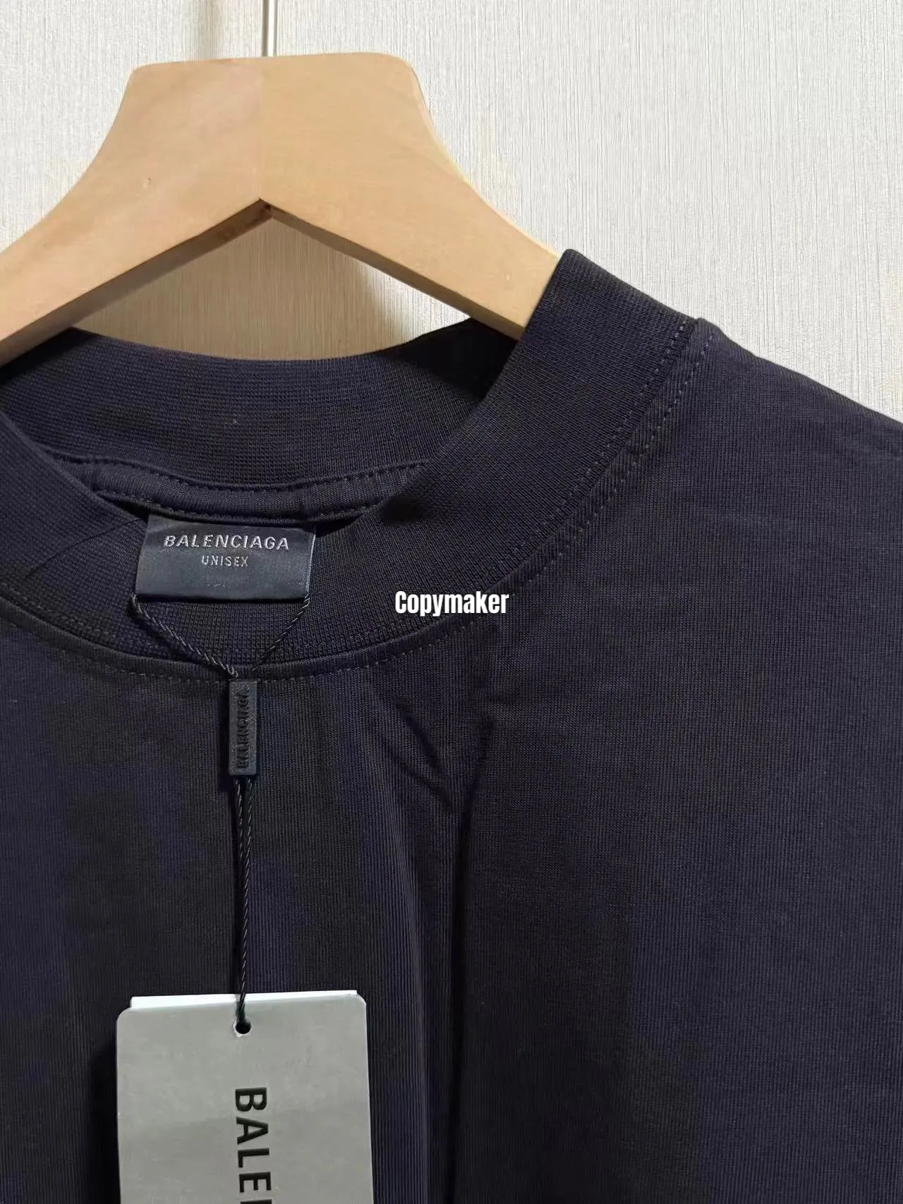 【現貨】巴黎 BLC 26SS SAMPLE STICKER T-SHIRT 標籤貼紙 短袖T恤 棕黑色