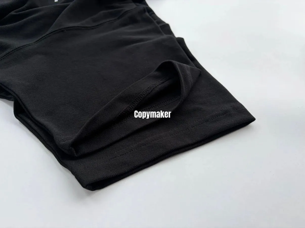 【618新品】【過驗】巴黎 BLC 26SS Loop Sport 單環循環刺繡logo Polo衫短袖T恤 黑色