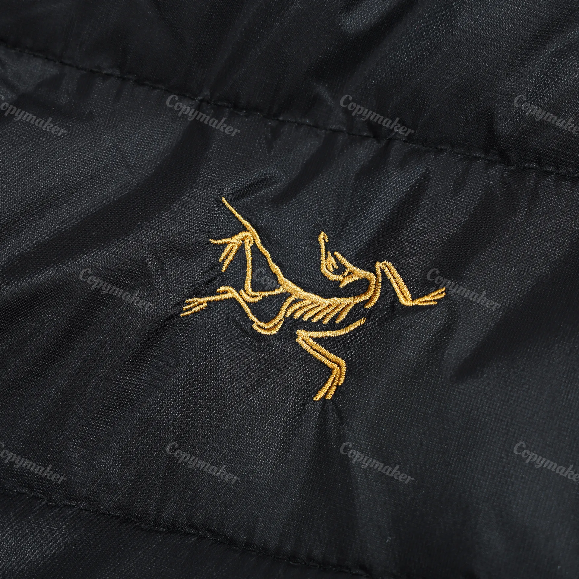 ARC'TERYX Thorium Ar 刺繡Logo 連帽保暖羽絨外套夾克 白鵝絨 黑金