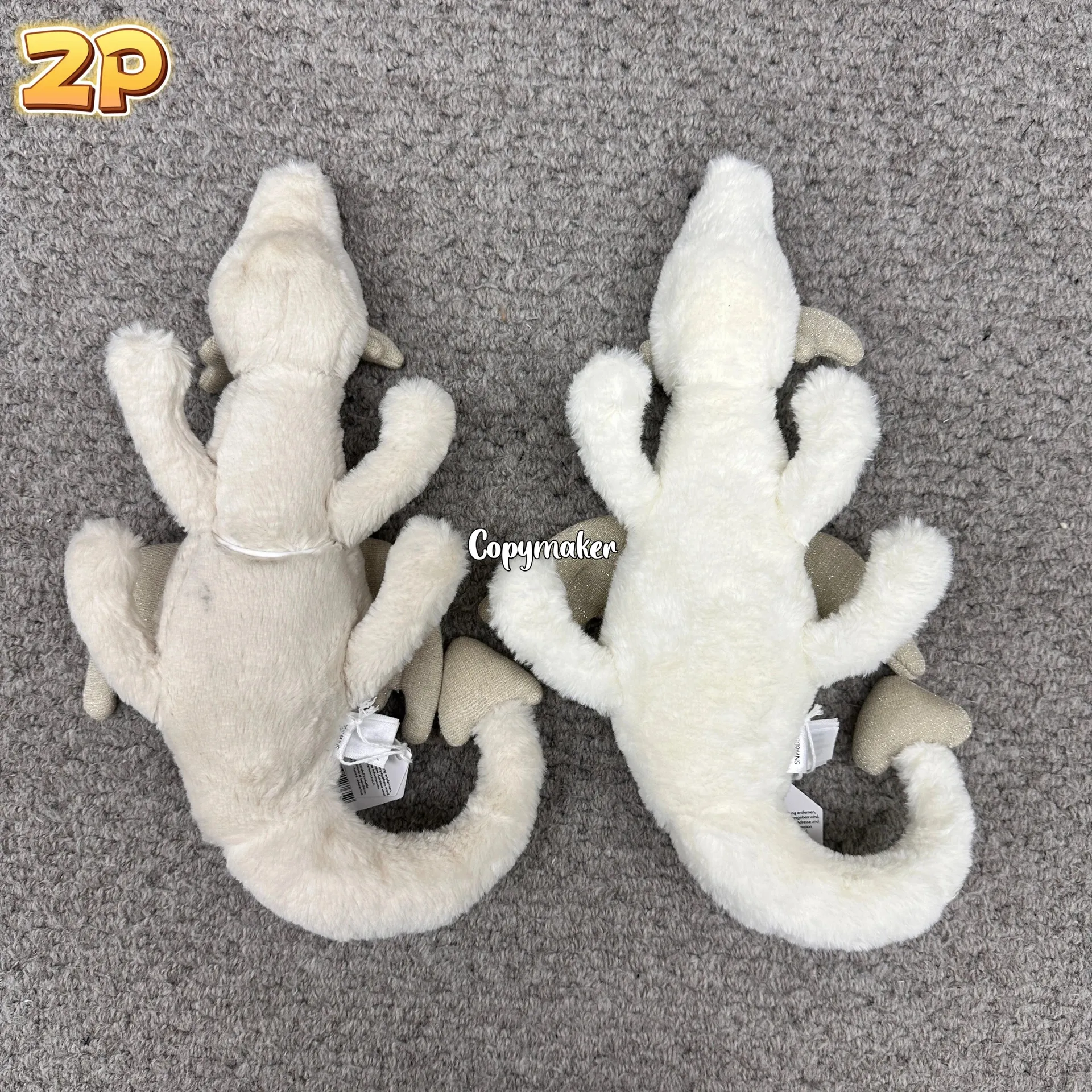 【現貨】【過驗】Jellycat Malachy Dragon 神話動物系列 雪龍白龍 安撫玩偶娃娃 26cm